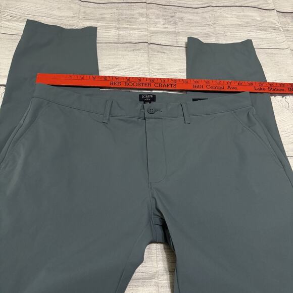 J.Crew Flex Chino Pants Mens Size 36x32 Blue Slim Fit Casual Comfort - Picture 2 of 11